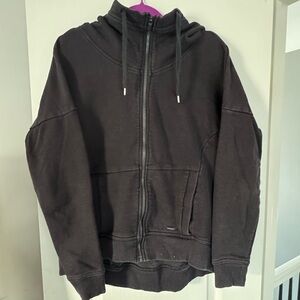 Athleta Women’s Black Zip-Up Hoodie